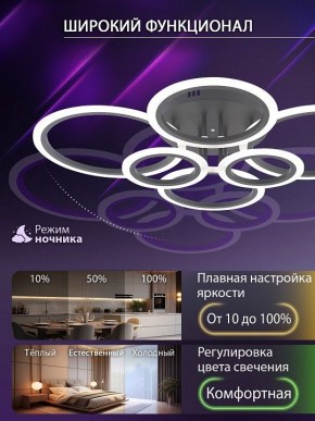 Потолочная люстра Natali Kovaltseva HOME LED LAMPS 81440 в Перми - perm.ok-mebel.com | фото 6