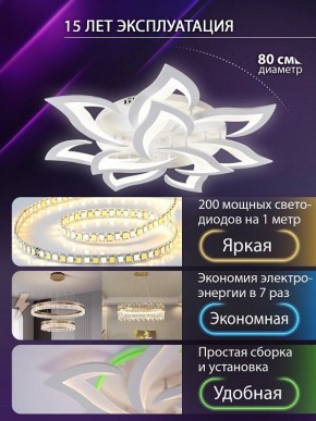 Потолочная люстра Natali Kovaltseva OLIMP LED SMART 84005 в Перми - perm.ok-mebel.com | фото 5