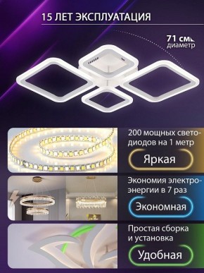Потолочная люстра Natali Kovaltseva OPTI LED LAMPS 81108/1C в Перми - perm.ok-mebel.com | фото 5