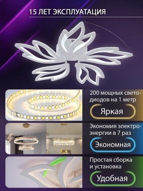 Потолочная люстра Natali Kovaltseva RIF LED LAMPS 81118/4C в Перми - perm.ok-mebel.com | фото 5
