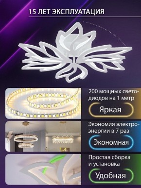 Потолочная люстра Natali Kovaltseva RIF LED LAMPS 81118/5C в Перми - perm.ok-mebel.com | фото 5