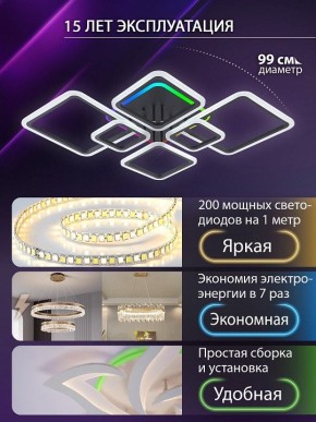 Потолочная люстра Natali Kovaltseva SPEKTR LED LAMPS 81442 в Перми - perm.ok-mebel.com | фото 5