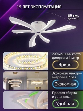 Потолочная люстра Natali Kovaltseva VIO LED LAMPS 81453 в Перми - perm.ok-mebel.com | фото 5