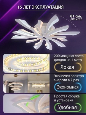 Потолочная люстра Natali Kovaltseva VIO LED LAMPS 81454 в Перми - perm.ok-mebel.com | фото 5