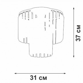 Потолочная люстра Vitaluce V5153 V5153-1/4PL в Перми - perm.ok-mebel.com | фото 4