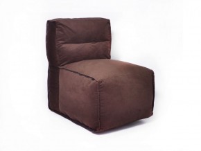 Прямое модульное бескаркасное кресло Комфорт (Шоколад велюр) в Перми - perm.ok-mebel.com | фото
