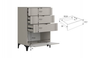 РИЧ Гостиная (модульная) кашемир в Перми - perm.ok-mebel.com | фото 6