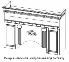 Секция навесная центральная под вытяжку "Верона" (1700) в Перми - perm.ok-mebel.com | фото