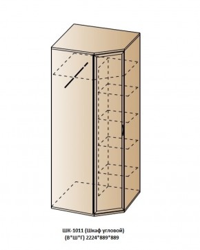 ШК-1011 (Шкаф угловой) в Перми - perm.ok-mebel.com | фото