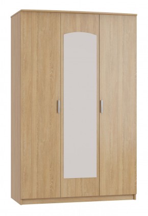 Шкаф 3-х дверный с зеркалом Шк210.1 МС Ирина в Перми - perm.ok-mebel.com | фото