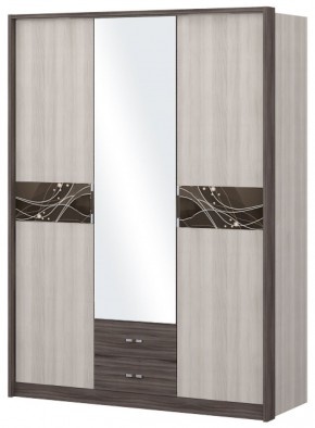 Шкаф 3-х дверный с зеркалом Шк68.2 МС Николь в Перми - perm.ok-mebel.com | фото