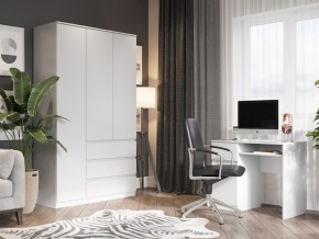 Шкаф 3-ств. с 3 ящиками "Бьянко" в Перми - perm.ok-mebel.com | фото 4