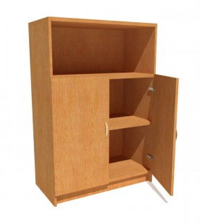 Шкаф для документов средний с нижними дверями Логика Л-13.1 в Перми - perm.ok-mebel.com | фото 1