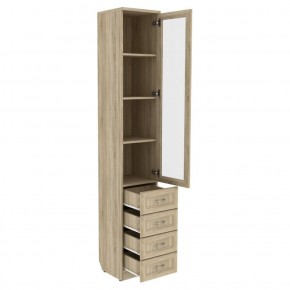 Шкаф для книг с ящиками узкий арт. 205 в Перми - perm.ok-mebel.com | фото