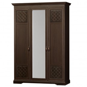 Шкаф для одежды 3-дверный №800 Парма Дуб нортон темный в Перми - perm.ok-mebel.com | фото