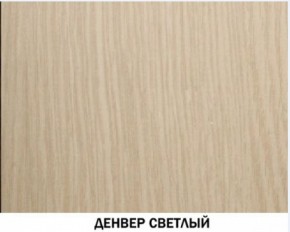 Шкаф для одежды №609 "Инна" Денвер светлый (*без полок) в Перми - perm.ok-mebel.com | фото 4