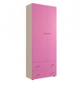 Шкаф ДМ 800 с 2-мя ящиками (розовый) в Перми - perm.ok-mebel.com | фото