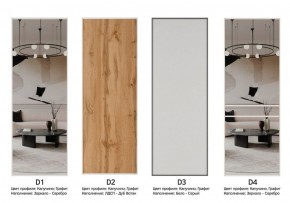 Шкаф-купе 1600 серии SOFT D1+D3+B2+PL1 (2 ящика+1штанга) профиль «Графит» в Перми - perm.ok-mebel.com | фото 9