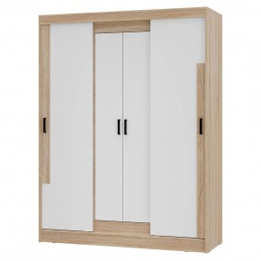 Шкаф-купе Смарт ШКК-06 (дуб сонома/белый) в Перми - perm.ok-mebel.com | фото 2