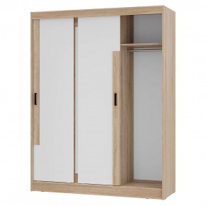 Шкаф-купе Смарт ШКК-06 (дуб сонома/белый) в Перми - perm.ok-mebel.com | фото 4
