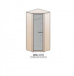 Шкаф ЛУНА (ШК-1221 фасад-комбинированный) Венге/жемчуг в Перми - perm.ok-mebel.com | фото