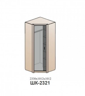 Шкаф ШЕР Дуб серый/айронвуд серебро (ШК-2321) в Перми - perm.ok-mebel.com | фото