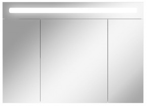 Шкаф-зеркало Аврора 100 с подсветкой LED Домино (DV8012HZ) в Перми - perm.ok-mebel.com | фото