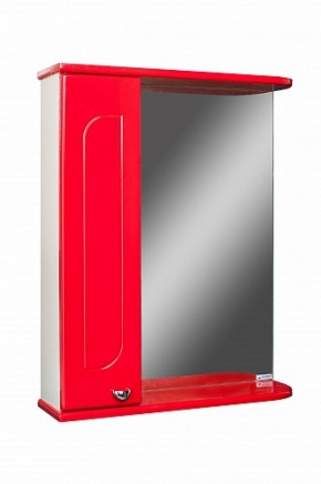 Шкаф-зеркало Радуга Красный 50 левый АЙСБЕРГ (DA1122HZR) в Перми - perm.ok-mebel.com | фото 1