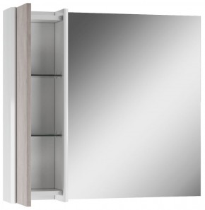 Шкаф-зеркало Uno 80 Дуб серый левый/правый Домино (DU1504HZ) в Перми - perm.ok-mebel.com | фото 4