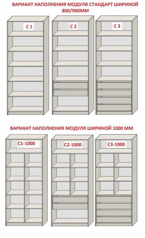 Спальня Серый камень 6 (серии «ГЕСТИЯ») Серый камень/Дуб Небраска натуральный в Перми - perm.ok-mebel.com | фото 8