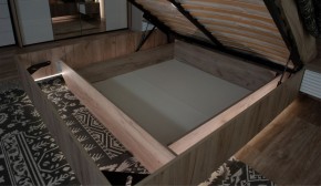 Спальня Джулия Кровать 160 МИ с подъемным механизмом Дуб крафт серый в Перми - perm.ok-mebel.com | фото 3