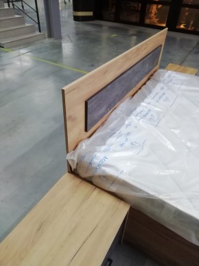 Спальный гарнитур МСП-1 (Дуб золотой/Камень темный) 1600 в Перми - perm.ok-mebel.com | фото 20