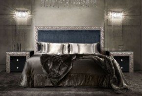 Спальный гарнитур Тиффани Premium черная/серебро в Перми - perm.ok-mebel.com | фото 2