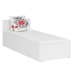 Стандарт Кровать 0800, цвет белый, ШхГхВ 83,5х203,5х70 см., сп.м. 800х2000 мм., без матраса, основание есть в Перми - perm.ok-mebel.com | фото 1