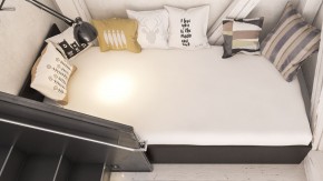 Стандарт Кровать 0900, цвет венге, ШхГхВ 93,5х203,5х70 см., сп.м. 900х2000 мм., без матраса, основание есть в Перми - perm.ok-mebel.com | фото 6