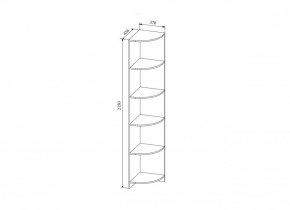 СКАНДИ СДУ370.1 Стеллаж угловой в Перми - perm.ok-mebel.com | фото 2