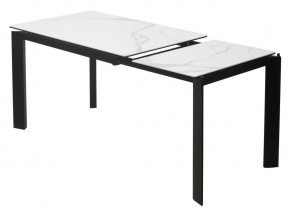 Стол CORNER 120 HIGH GLOSS STATUARIO керамика, стекло/ черный каркас, ®DISAUR в Перми - perm.ok-mebel.com | фото 4