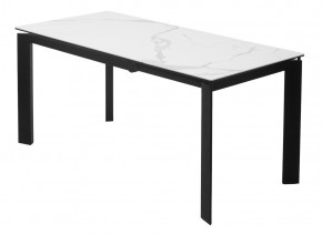 Стол CORNER 120 HIGH GLOSS STATUARIO керамика, стекло/ черный каркас, ®DISAUR в Перми - perm.ok-mebel.com | фото 6