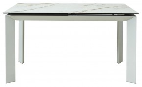 Стол CREMONA 160 KL-188 Контрастный мрамор / белый каркас, ®DISAUR в Перми - perm.ok-mebel.com | фото 5