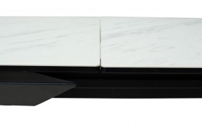 Стол CREMONA 180 KL-99 Белый мрамор матовый, итальянская керамика / черный каркас, ®DISAUR в Перми - perm.ok-mebel.com | фото 12
