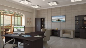 Стол для руководителя Премиум Пр.С-16 в Перми - perm.ok-mebel.com | фото 4