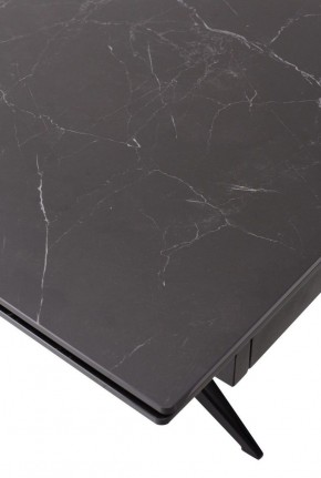 Стол FORIO 160 MATT BLACK MARBLE SOLID CERAMIC / BLACK, ®DISAUR в Перми - perm.ok-mebel.com | фото 9