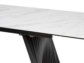 Стол IVAR 180 MARBLES KL-99 Белый мрамор, итальянская керамика/серый, ®DISAUR в Перми - perm.ok-mebel.com | фото 8