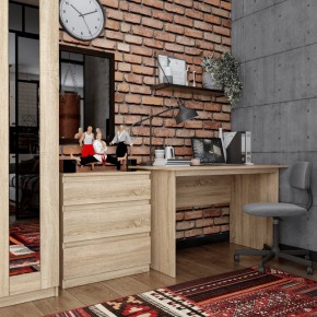 Стол КАСТОР письменный 120х65, цвет Дуб Сонома в Перми - perm.ok-mebel.com | фото 3