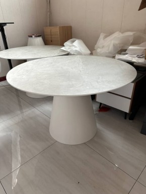 Стол LAURI 120 цвет #S-6 / светло-серый, ®DISAUR в Перми - perm.ok-mebel.com | фото 1