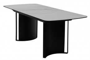 Стол RASMUS 160 TL-45 Белый мрамор, испанская керамика / черный каркас, ®DISAUR в Перми - perm.ok-mebel.com | фото 4