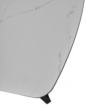 Стол RASMUS 160 TL-45 Белый мрамор, испанская керамика / черный каркас, ®DISAUR в Перми - perm.ok-mebel.com | фото 6