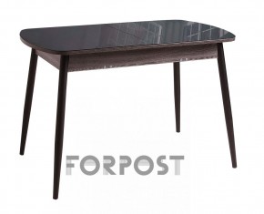 Стол раздвижной со стеклянной столешницей (BLACK, WHITE) в Перми - perm.ok-mebel.com | фото