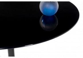 Стол стеклянный Tulip 90x74 black glass в Перми - perm.ok-mebel.com | фото 2