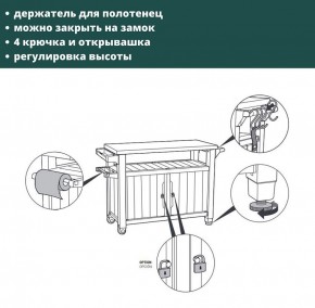 Столик для барбекю 207 Л (Unity XL 207L) в Перми - perm.ok-mebel.com | фото 8